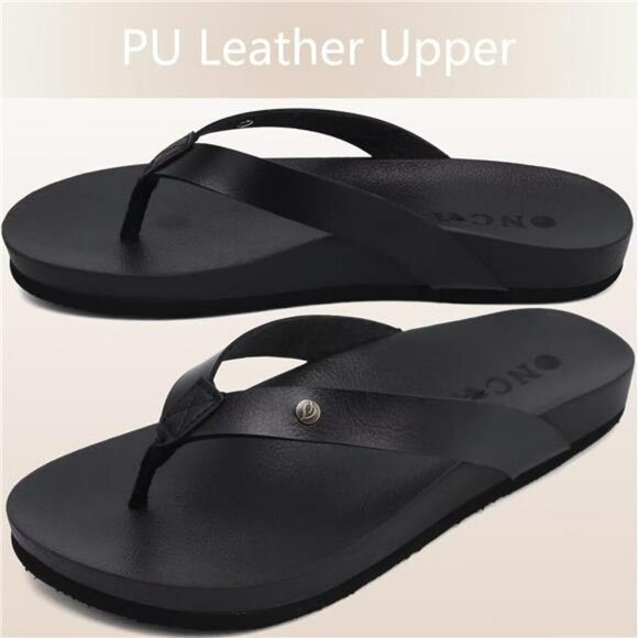 ONCAI Womens Flip Flops Arch Support Yoga Mat Sandals Non Slip Beach Slides - Picture 6 of 7